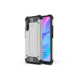 Microsonic Huawei P Smart Rugged Armor Gümüş Kılıf