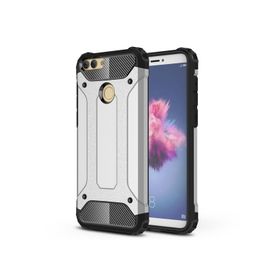 Microsonic Huawei P Smart Rugged Armor Gümüş Kılıf