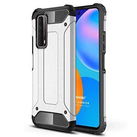 Microsonic Huawei P Smart Rugged Armor Gümüş Kılıf