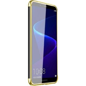 Microsonic Huawei P Smart Skyfall Transparent Clear Gold Kılıf