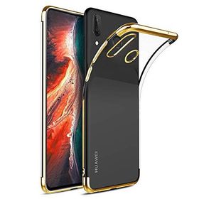 Microsonic Huawei P Smart Skyfall Transparent Clear Gold Kılıf