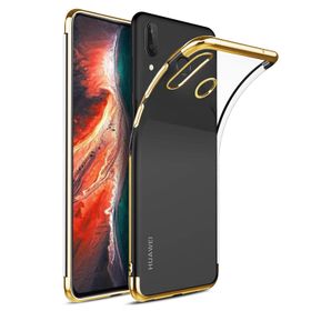 Microsonic Huawei P Smart Skyfall Transparent Clear Gold Kılıf