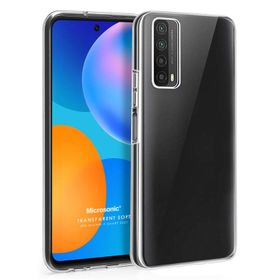 Microsonic Huawei P Smart Transparent Soft Beyaz Kılıf