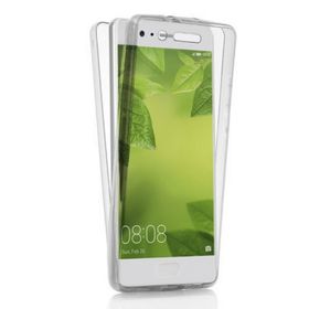 Microsonic Huawei P10 Plus 6 tarafı tam full koruma 360 Clear Soft Şeffaf Kılıf