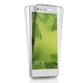 Microsonic Huawei P10 Plus 6 tarafı tam full koruma 360 Clear Soft Şeffaf Kılıf