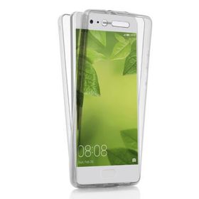 Microsonic Huawei P10 Plus 6 tarafı tam full koruma 360 Clear Soft Şeffaf Kılıf