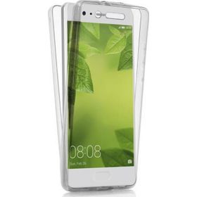 Microsonic Huawei P10 Plus 6 tarafı tam full koruma 360 Clear Soft Şeffaf Kılıf