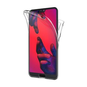 Microsonic Huawei P20 Lite 6 Tarafı Tam Full Koruma 360 Clear Soft Şeffaf Kılıf