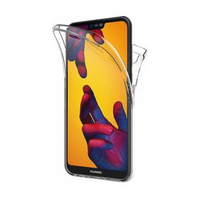 Microsonic Huawei P20 Lite 6 Tarafı Tam Full Koruma 360 Clear Soft Şeffaf Kılıf