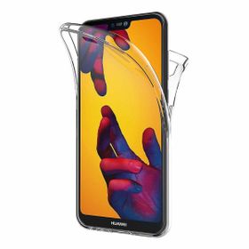 Microsonic Huawei P20 Lite 6 Tarafı Tam Full Koruma 360 Clear Soft Şeffaf Kılıf