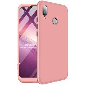 Microsonic Huawei P20 Lite Double Dip 360 Protective Gold Kılıf