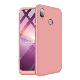 Microsonic Huawei P20 Lite Double Dip 360 Protective Gold Kılıf