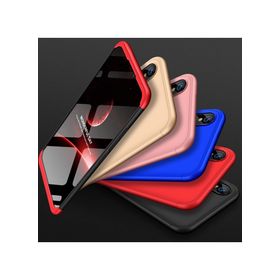 Microsonic Huawei P20 Lite Double Dip 360 Protective Kırmızı Kılıf