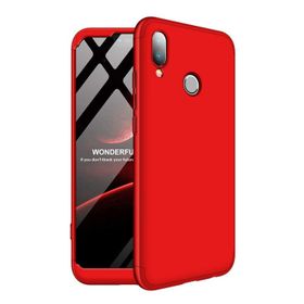 Microsonic Huawei P20 Lite Double Dip 360 Protective Kırmızı Kılıf