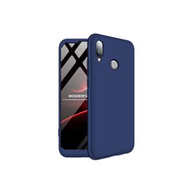 Microsonic Huawei P20 Lite Double Dip 360 Protective Lacivert Kılıf