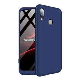 Microsonic Huawei P20 Lite Double Dip 360 Protective Lacivert Kılıf