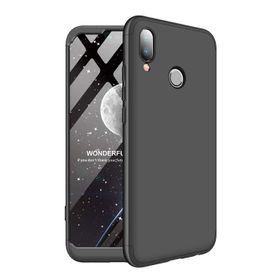 Microsonic Huawei P20 Lite Double Dip 360 Protective Siyah Kılıf