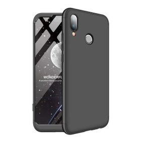 Microsonic Huawei P20 Lite Double Dip 360 Protective Siyah Kılıf