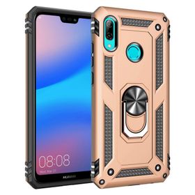 Microsonic Huawei P20 Lite Military Ring Holder Gold Kılıf