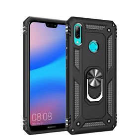 Microsonic Huawei P20 Lite Military Ring Holder Siyah Kılıf