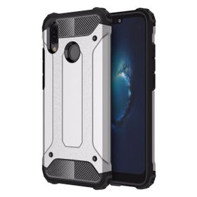 Microsonic Huawei P20 Lite Rugged Armor Gümüş Kılıf