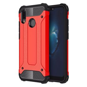 Microsonic Huawei P20 Lite Rugged Armor Kırmızı Kılıf