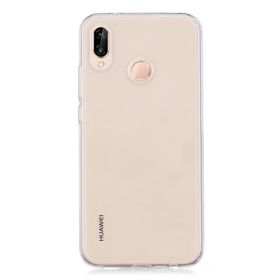 Microsonic Huawei P20 Lite Transparent Soft Beyaz Kılıf