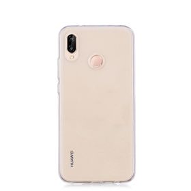 Microsonic Huawei P20 Lite Transparent Soft Beyaz Kılıf