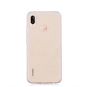 Microsonic Huawei P20 Lite Transparent Soft Beyaz Kılıf