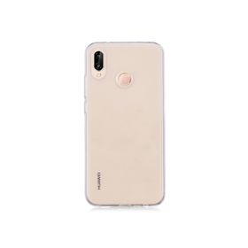 Microsonic Huawei P20 Lite Transparent Soft Beyaz Kılıf