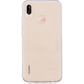 Microsonic Huawei P20 Lite Transparent Soft Beyaz Kılıf