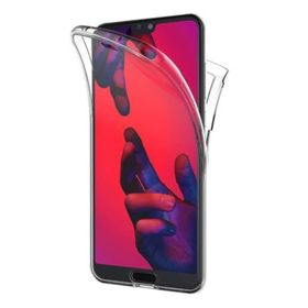 Microsonic Huawei P20 Pro 6 Tarafı Tam Full Koruma 360 Clear Soft Şeffaf Kılıf