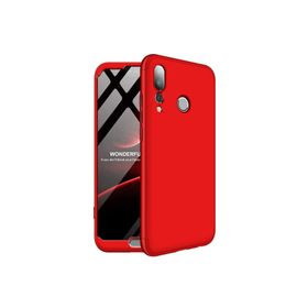 Microsonic Huawei P20 Pro Double Dip 360 Protective Kırmızı Kılıf