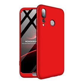 Microsonic Huawei P20 Pro Double Dip 360 Protective Kırmızı Kılıf