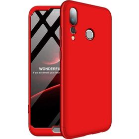 Microsonic Huawei P20 Pro Double Dip 360 Protective Kırmızı Kılıf
