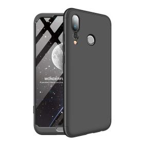 Microsonic Huawei P20 Pro Double Dip 360 Protective Siyah Kılıf