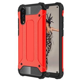 Microsonic Huawei P20 Rugged Armor Kırmızı Kılıf