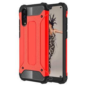Microsonic Huawei P20 Rugged Armor Kırmızı Kılıf