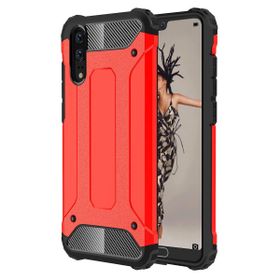 Microsonic Huawei P20 Rugged Armor Kırmızı Kılıf