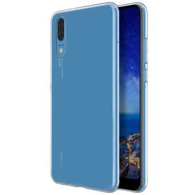 Microsonic Huawei P20 Transparent Soft Beyaz Kılıf