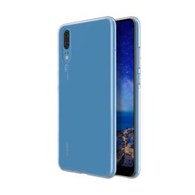 Microsonic Huawei P20 Transparent Soft Beyaz Kılıf