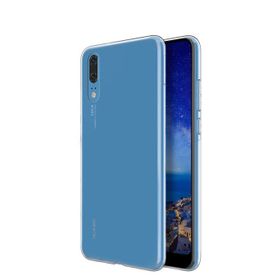 Microsonic Huawei P20 Transparent Soft Beyaz Kılıf