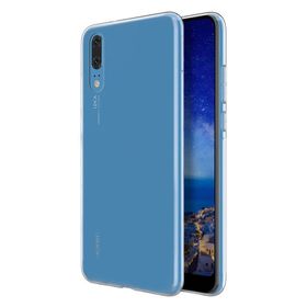 Microsonic Huawei P20 Transparent Soft Beyaz Kılıf