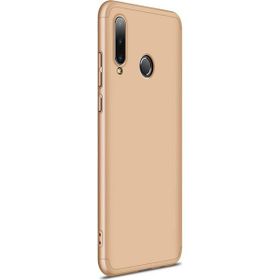 Microsonic Huawei P30 Lite Double Dip 360 Protective Gold Kılıf
