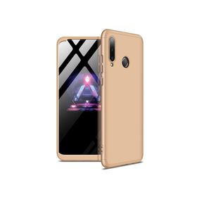Microsonic Huawei P30 Lite Double Dip 360 Protective Gold Kılıf