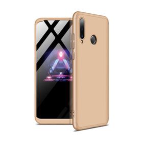 Microsonic Huawei P30 Lite Double Dip 360 Protective Gold Kılıf