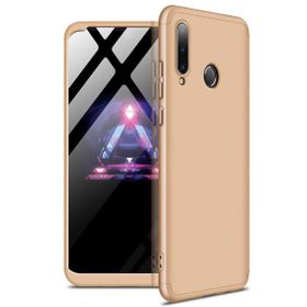 Microsonic Huawei P30 Lite Double Dip 360 Protective Gold Kılıf