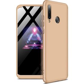 Microsonic Huawei P30 Lite Double Dip 360 Protective Gold Kılıf