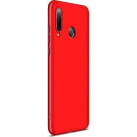 Microsonic Huawei P30 Lite Double Dip 360 Protective Kırmızı Kılıf