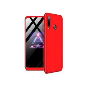 Microsonic Huawei P30 Lite Double Dip 360 Protective Kırmızı Kılıf